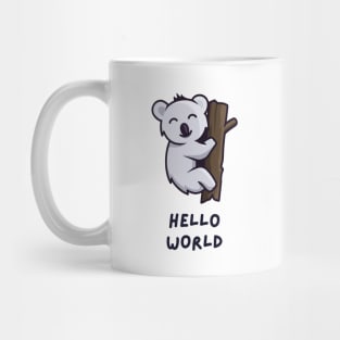 Hello World Newborn Birth Announcement Mug